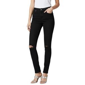 Topshop Jamie Distressed Skinny Jeans Black Women Size 25 NWT